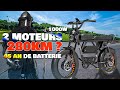 La meilleur autonomie et sur puissance pour ce fat bike de fou lankeleisi xblack knight 2000w