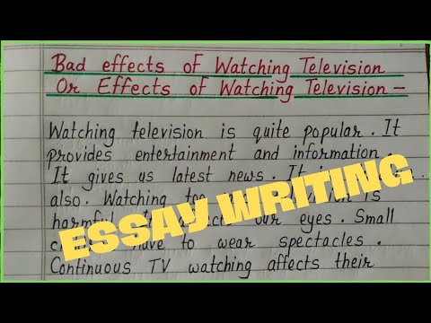 television is bad essay