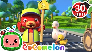 Learn Safe Street Crossing | CoComelon - Kids Cartoons & Songs | Healthy Habits for kids