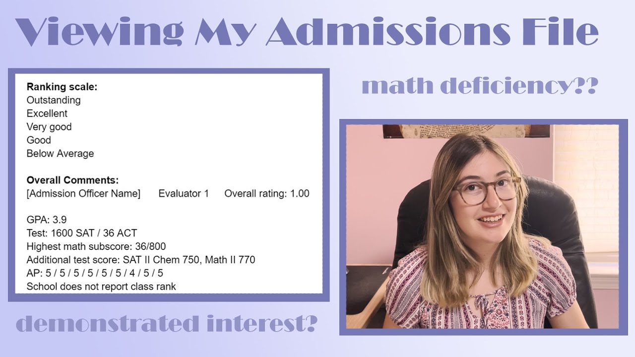 Viewing my UMich Admissions File (College of Engineering) - YouTube