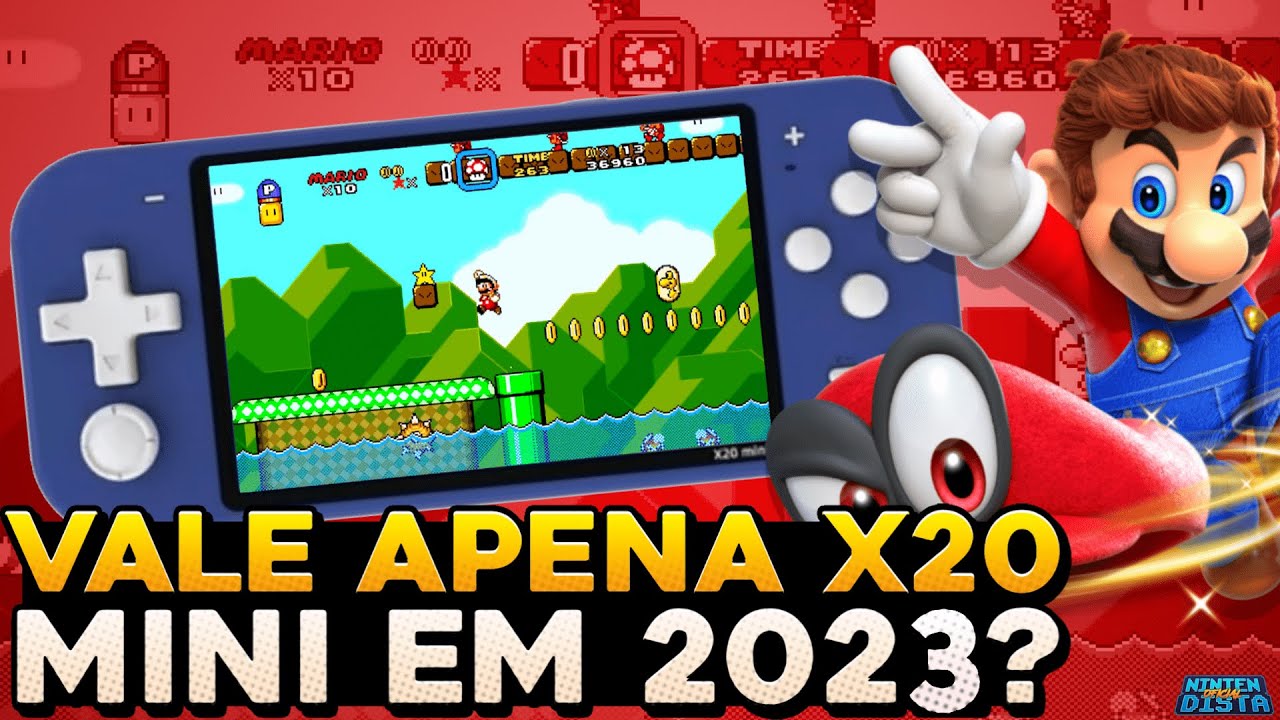 Compra online de X20 o mais novo mini console de jogos portátil de 4,3  polegadas com 1000 jogos grátis pré-carregados joystick duplo 8 GB com  suporte para saída de TV e máquina