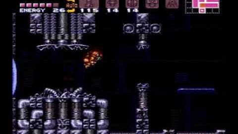 Super Metroid - Old Tourian speed trick