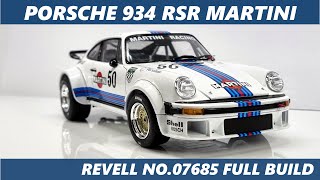 Revell Porsche 934 RSR Martini 1/24 scale 🚀how to🏁 full build 0⃣7⃣6⃣8⃣5⃣ #scalemodeling #Porsche screenshot 4