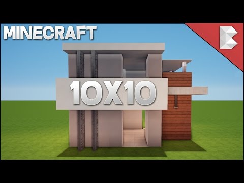 ✔ Minecraft: 10X10 Modern House Tutorial | Easy To Follow ❤