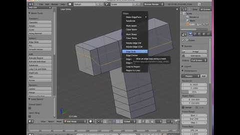 BLENDER COURSE - Loop Cut And Slide