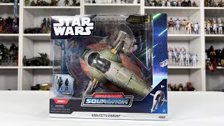Micro Galaxy Squadron Boba Fett's Starship Unboxing and Review from Jazwares screenshot 4