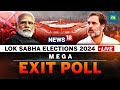 Live: Lok Sabha Exit Polls 2024 | BJP vs INDI Alliance | PM Modi vs Rahul Gandhi | N18EP