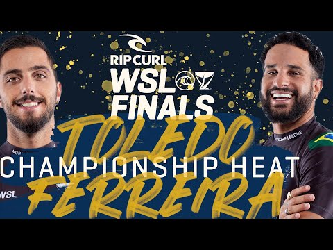 Filipe Toledo vs Italo Ferreira | Rip Curl WSL Finals 2022 - Championship Heat