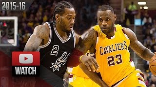 LeBron James vs Kawhi Leonard DUEL Highlights (2016.01.30) Cavaliers vs Spurs - SICK!