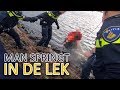 Politie - Persoon in het water gesprongen - Weekenddienst op de motor.