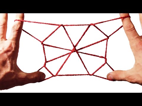 String Tricks! How To Do The Spiderweb String Figure Step By Step