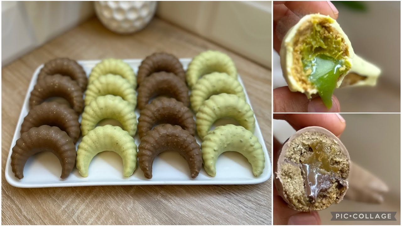 هليلات الشوكولا بذوقين و بكمية كبيرة 💚🤎خبو الوصفة للعيد .