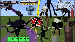 Trevor Henderson Creatures VS Minecraft & Minecraft Story Mode BOSSES [Cartoon Cat VS Wither Storm]
