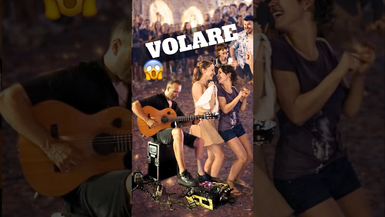 😱 VOLARE on Spanish Guitar | Nobody Expected THIS 🔥 #shorts