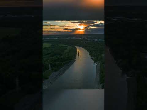 AMAZING sunset over