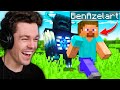 I taught ben azelart how to play minecraft