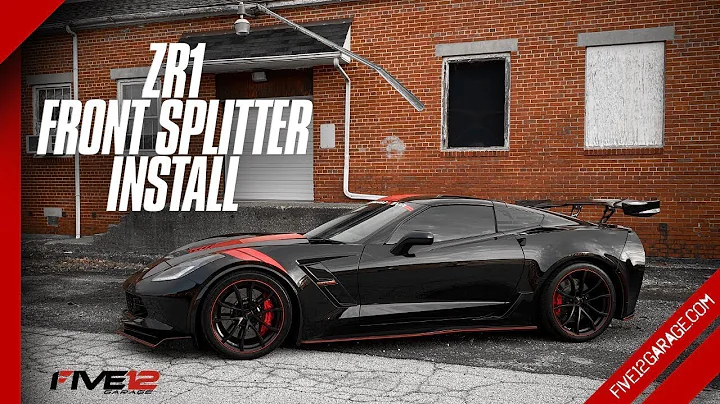 Chevrolet Corvette C7 Corvette ZR1 Front Splitter Installation Extreme Online Store ft. @Team512