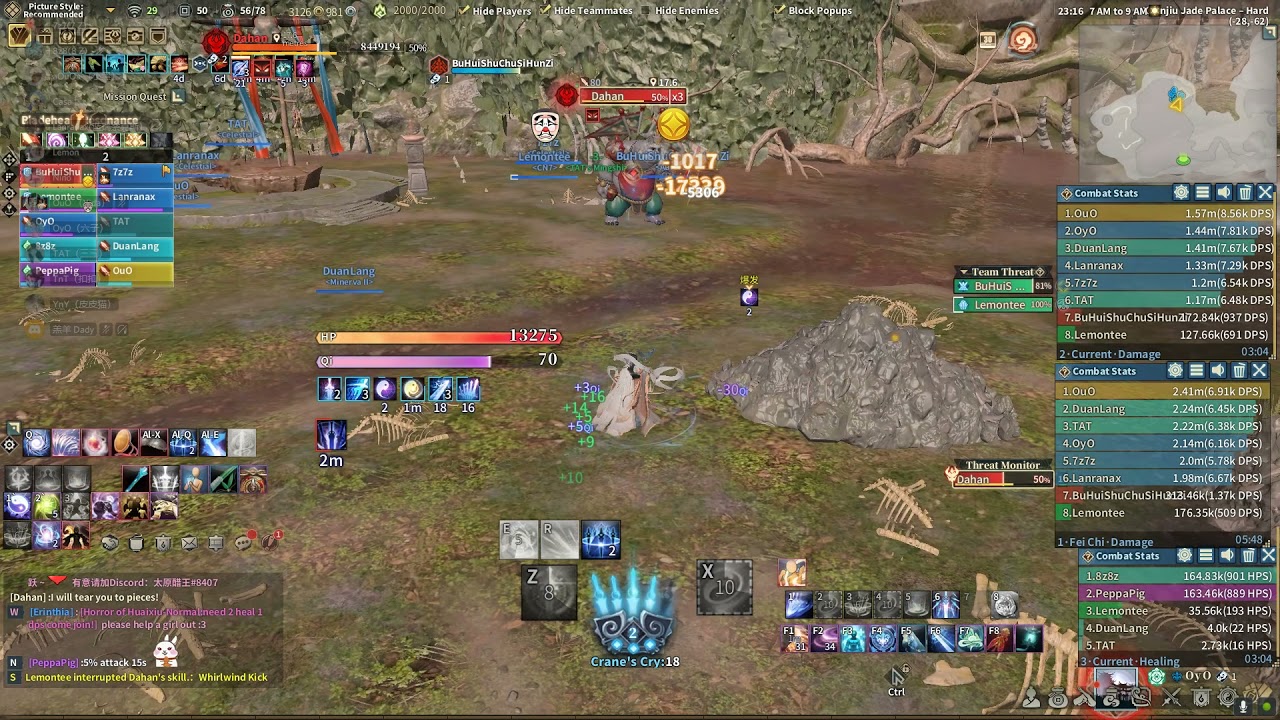 Swords of Legends Online - XuanJiu Jade Palace dahan Hard Spellsword POV