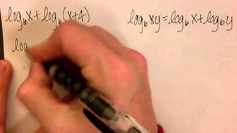 Math 96 - Simplifying Logarithms