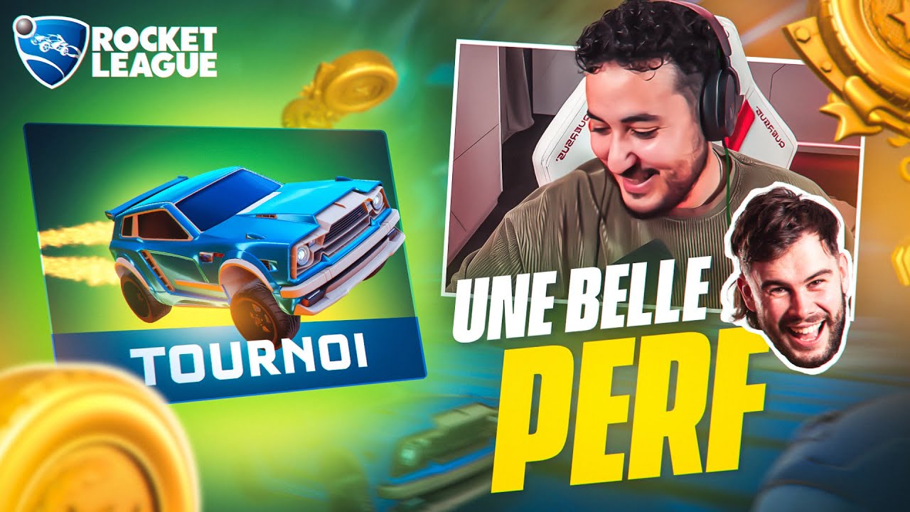ON FAIT UNE GROSSE PERF EN TOURNOI (Rocket League ft. LeBouseuh)
