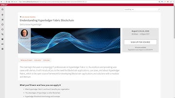Understanding Hyperledger Fabric Blockchain Live Online Course Pearson Safari Blockchain