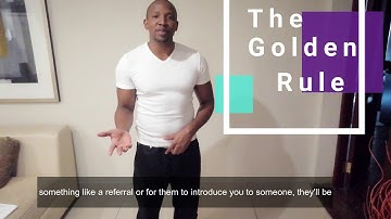 Networking Tip: The golden Rule
