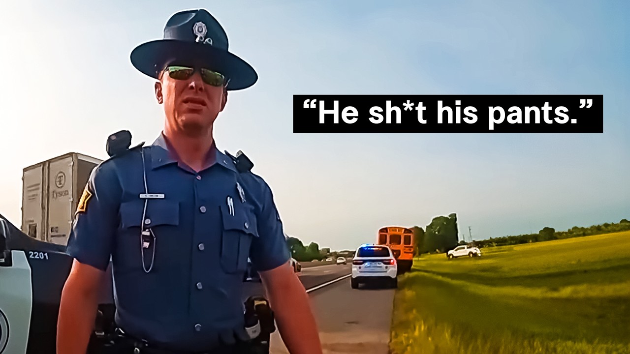 Arkansas Trooper Stops Stolen Bus Driver In Funniest Way