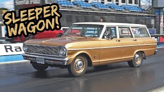 SLEEPER! '65 Nova Wagon Runs 11s with Ease!