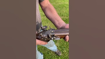 Black powder flint lock shotgun