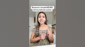 I’m NEVER letting my future kids be actors!! 🎥🙅‍♀️ #hollywood #acting #storytime