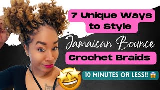 // 7 BOMB ten minute or less styles for Jamaican Bounce Crochet Braids