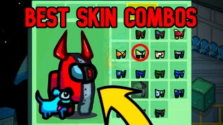 TOP 10 AMONG US SKIN COMBOS | Best Among Us Outfits