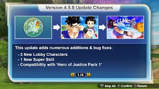DRAGON BALL Xenoverse 2 - New Revamp Update (Version 4.5) First Look