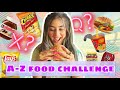 I ONLY Ate food in Alphabetical Order for 24 HOURS | Dilli ki Ladki