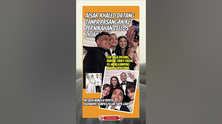 Aisar, Fuji datang ke pernikahan Cellos #entertainment #infotainment #masukberanda