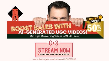 Supercharge Your Brand with AI-Generated UGC Videos—Fast & Affordable!