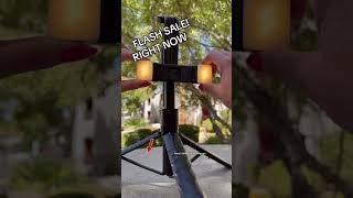 Compact tripod for on-the-go content! #fok #ad #tripodwithlight