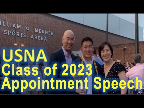 USNA Class of 2023 Appointment Speech