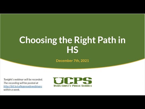 UCPS Choosing The Right Path Dec 2021