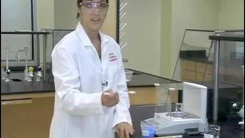 Using an analytical balance