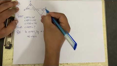 Exercise6.3|Q4|In Fig. 6.42, if lines PQ and RS intersect at pointT,such that∠ PRT = 40°,find ∠ SQT.