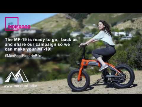 MAXFOOT MF-19 eBike Launches on Indiegogo