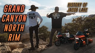 Riding Harleys on the North Rim of the Grand Canyon | History of Jacob Lake | 2LaneLife | 4K