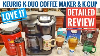 Keurig® K-Duo Essentials™ Single Serve & Carafe Coffee Maker Review - Momma  Review