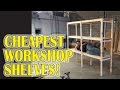 Garage Workshop Shelves for $20