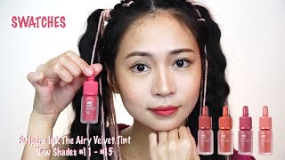 Swatches Peripera Ink The Airy Velvet Tint 19 S S New Shade 11 15 Youtube Swatches Peripera Ink The Airy Velvet Tint 19 S S New Shade 11 15 Youtube