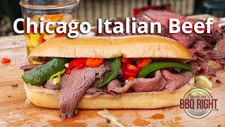 Chicago Italian Beef Sandwich