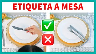 ETIQUETA À MESA para INICIANTES