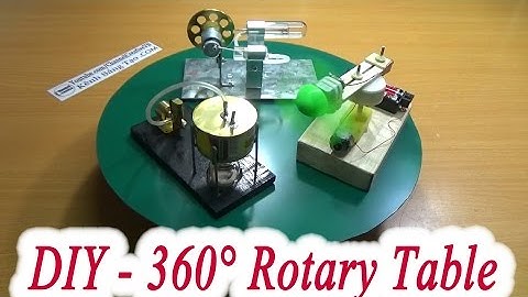 How to make 360° Rotary Table | Turntable For Photo Video