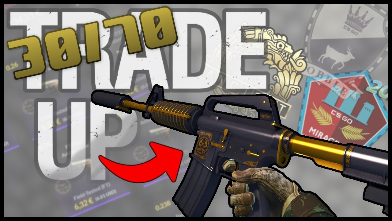 Insanely 70/30 High Risk Trade Up for the M4A1-S Knight in CSGO 2023 ...